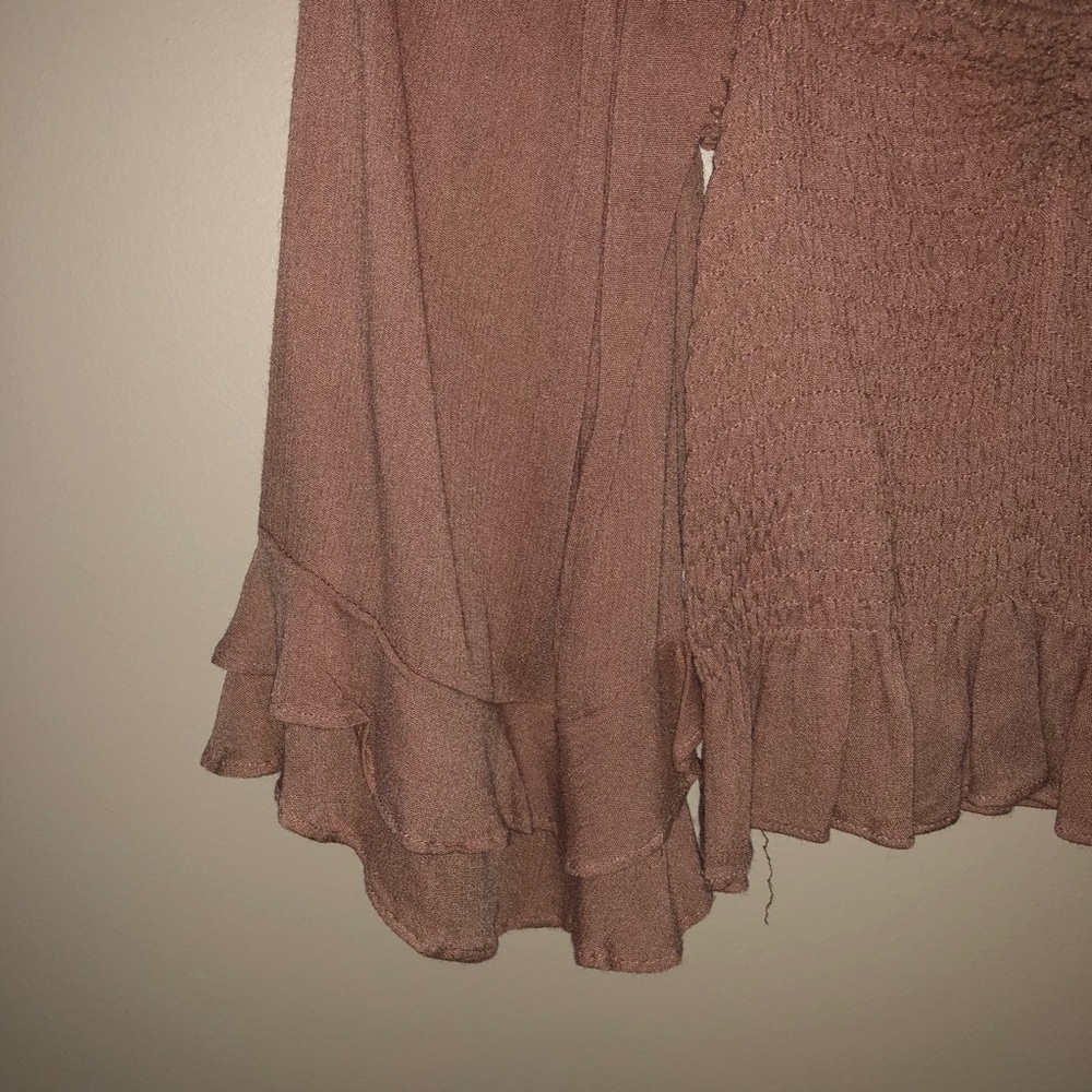 Rust Smocked Top - Picture 8 of 11